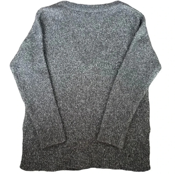 ATM Grey Alpaca Blend Oversized Button Cardigan Sweater Anthony Thomas Melillo L - Picture 2 of 6